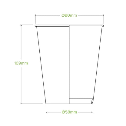 390ml/12oz Cold Paper BioCup