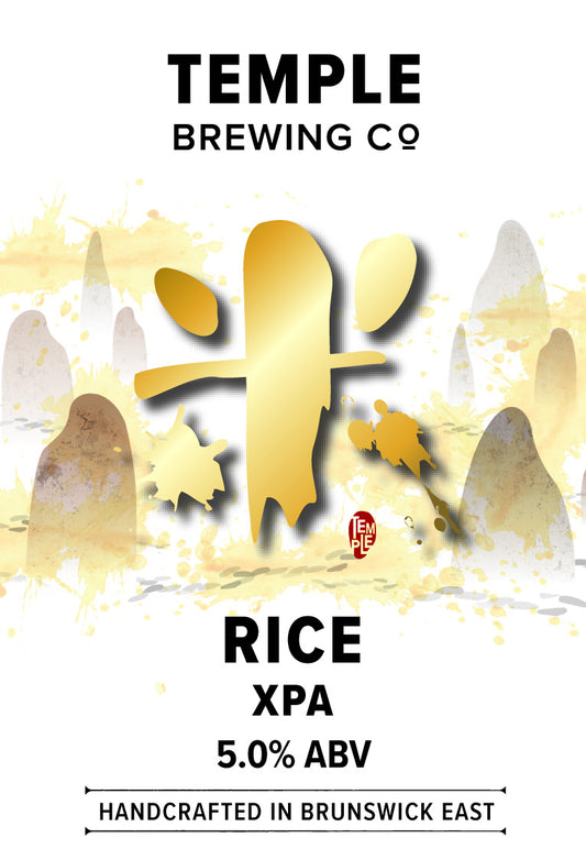 Temple Brewing Co. Pale Rice Ale XPA Keg (5%)