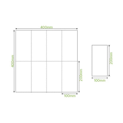 2-Ply 1/8 Fold Dinner BioNapkin - Various Colours